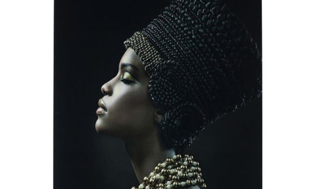 KARE DESIGN Billede, Glass Royal Headdress Profile 150 x 100 cm