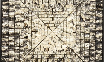 KARE DESIGN Vægdekoration Gold Fields 60 x 60 cm