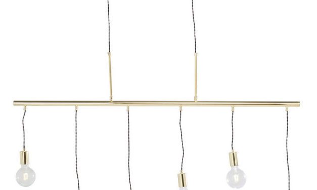 KARE DESIGN Loftslampe, Pole Brass Six
