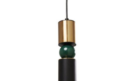 KARE DESIGN Loftlampe Miracle Tube Sort-Messing LED