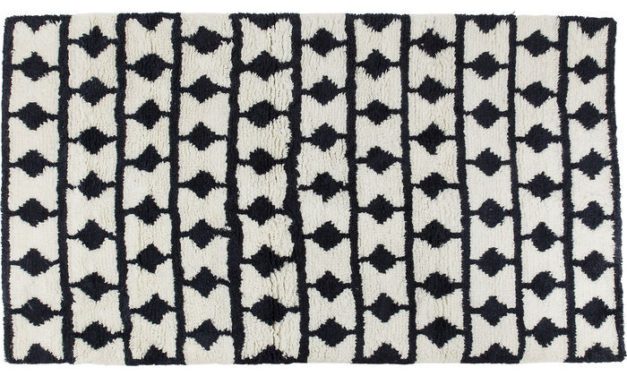 KARE DESIGN Gulvtæppe Shaggy Check 240 x 170 cm