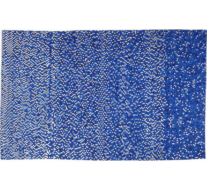 KARE DESIGN Gulvtæppe Pixel Blå 170 x 240 cm
