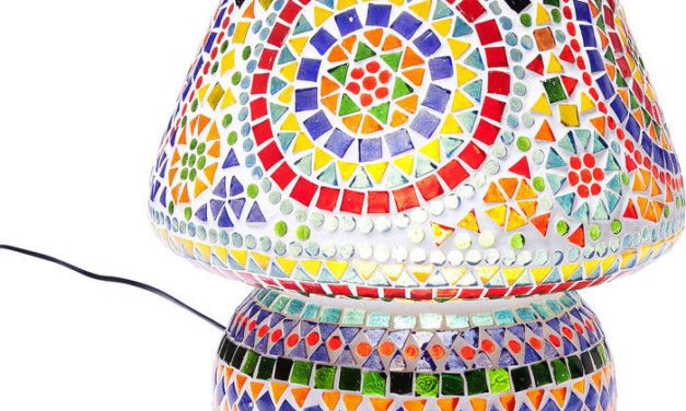 KARE DESIGN Bordlampe, Mosaic Colore 33 cm