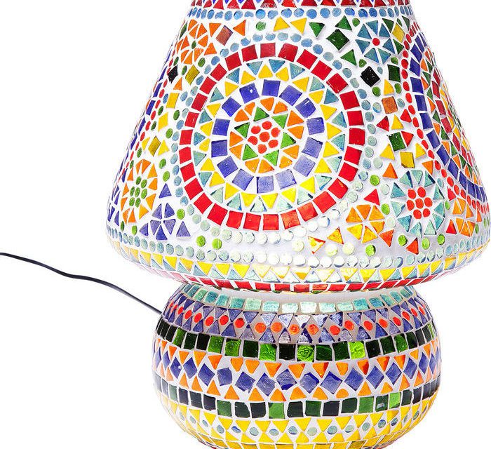 KARE DESIGN Bordlampe, Mosaic Colore 33 cm