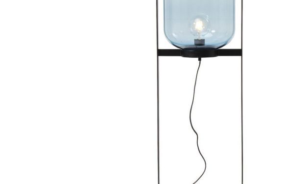 KARE DESIGN Gulvlampe Jupiter Blå – Sort