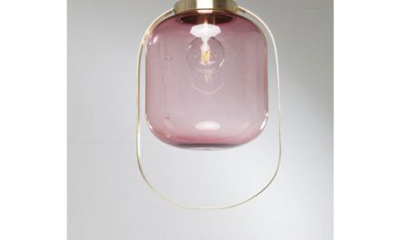 KARE DESIGN Loftslampe Jupiter Pink-Messing