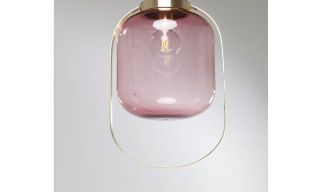 KARE DESIGN Loftslampe Jupiter Pink-Messing