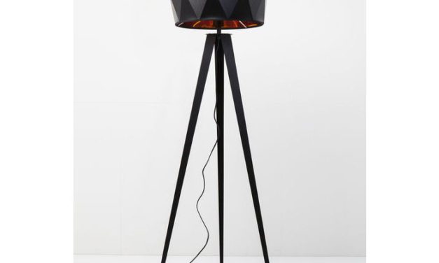 KARE DESIGN Gulvlampe Stright Tripod Matt Sort