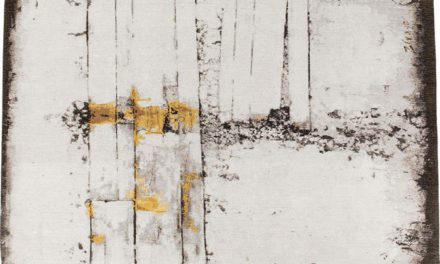 KARE DESIGN Gulvtæppe Abstract Grå Line 300 x 200 cm