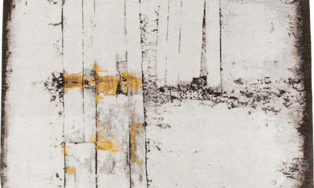 KARE DESIGN Gulvtæppe Abstract Grå Line 300 x 200 cm