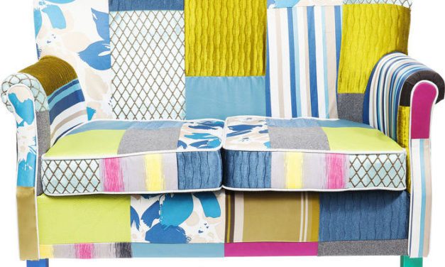 KARE DESIGN Sofa Patchwork Stripes 2-personers