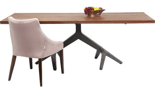 KARE DESIGN Spisebord, Roots Dark 220 x 100 cm
