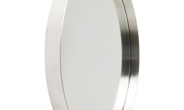 KARE DESIGN Vægspejl Curve Rund Rustfrit Stål Ø60 cm
