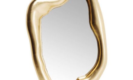 KARE DESIGN Vægspejl Hologram Guld 117 x 68 cm