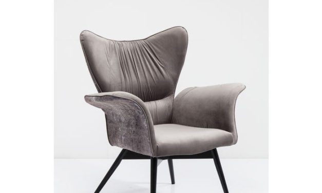 KARE DESIGN Lænestol, Wall Street Velvet Ornament