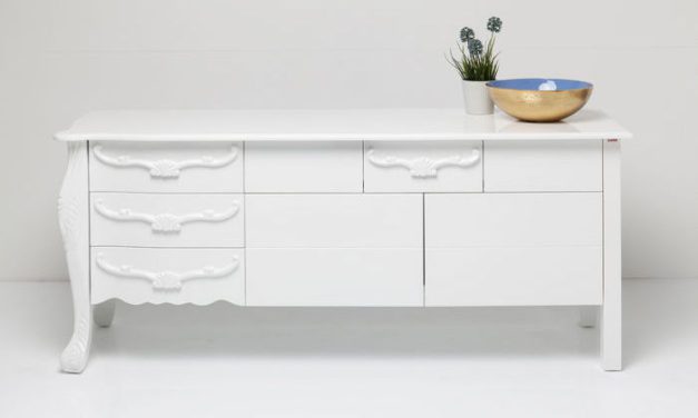 Kare Design Janus All White Skænk i flot træ