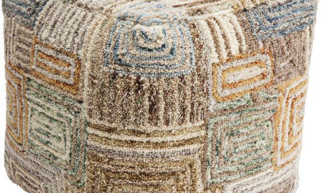 KARE DESIGN Puf, Labyrinth Colore 45 x 45 cm