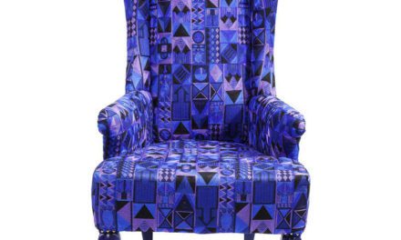 KARE DESIGN Øreklapstol, Gaga Blå