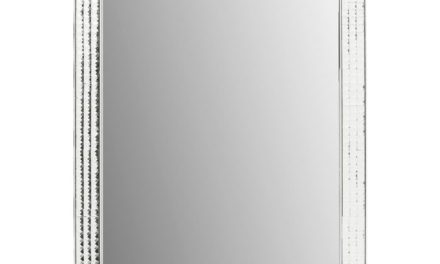 KARE DESIGN Vægspejl Crystals Steel Chrome 120 x 80 cm
