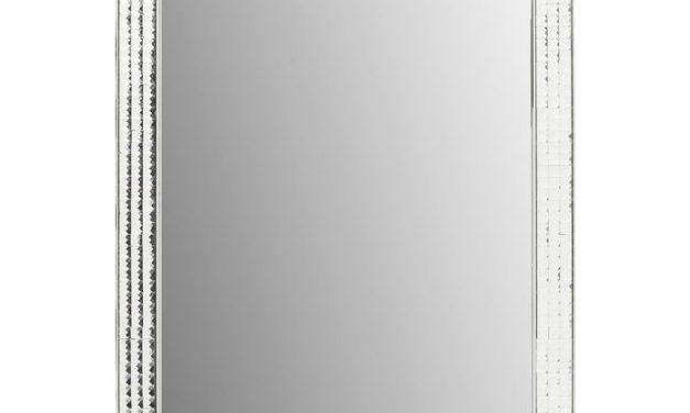 KARE DESIGN Vægspejl Crystals Steel Chrome 120 x 80 cm