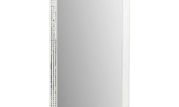 KARE DESIGN Vægspejl Crystals Steel Chrome 180 x 80 cm