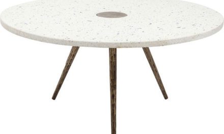 KARE DESIGN Sofabord Terrazzo White Ø92 cm