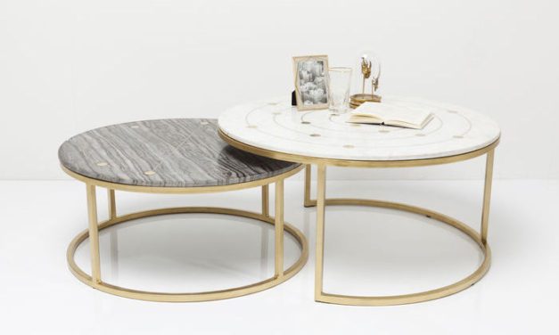 KARE DESIGN Sidebord Mystic Rund (2/Sæt)