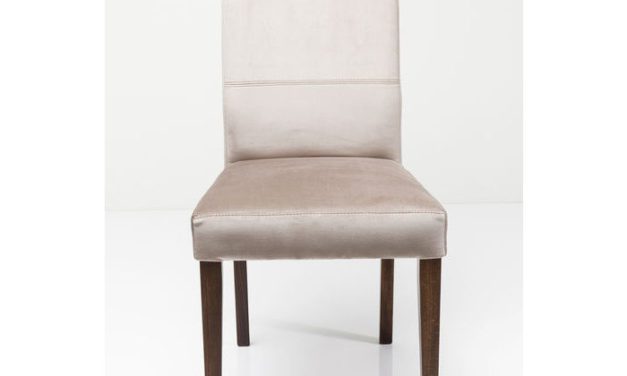 KARE DESIGN Stol, Mara Velvet Sølvgrå