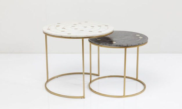 KARE DESIGN Sidebord Mystic Rund Lille (2/sæt)