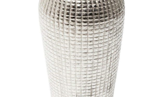 KARE DESIGN Vase Cubes Alu 42 cm