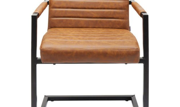 KARE DESIGN Stol, Cantilever Barone Brun