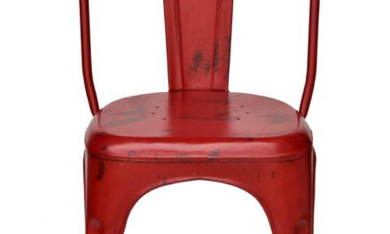 TRADEMARK LIVING Spisebordsstol – fabriksrød