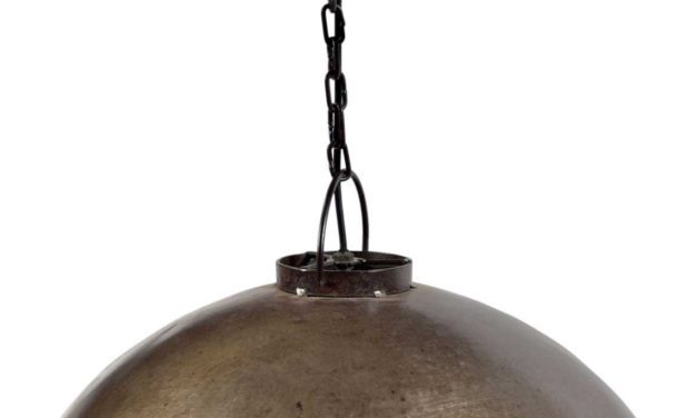 TRADEMARK LIVING Loftpendel i fabriksstil – Jern med klar lak