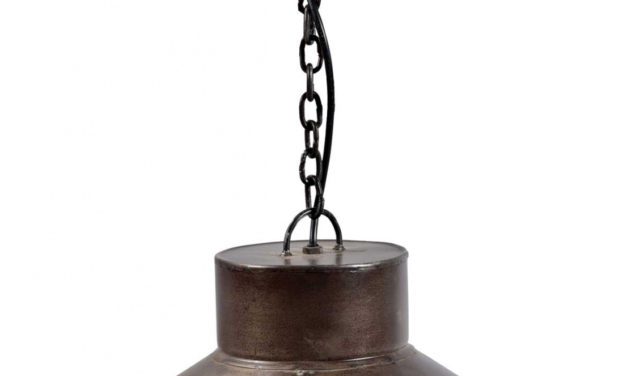 TRADEMARK LIVING Loftpendel – jern og lys cream