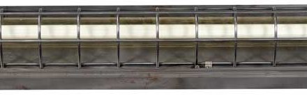 TRADEMARK LIVING Industrilampe med lysstofrør – original gammel