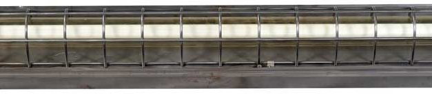 TRADEMARK LIVING Industrilampe med lysstofrør – original gammel