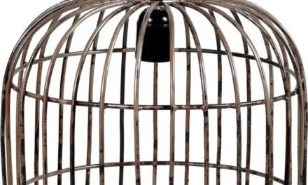 TRADEMARK LIVING stor loftslampe i jern