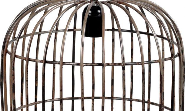 TRADEMARK LIVING stor loftslampe i jern