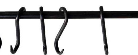 TRADEMARK LIVING Stang til ophæng i jern med 8 kroge