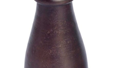 TRADEMARK LIVING Lysestage i mørkt træ og til bloklys