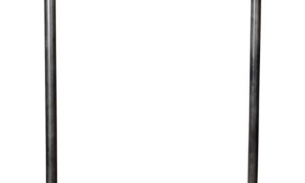 TRADEMARK LIVING Flot enkelt tøjstativ i jern og med hjul