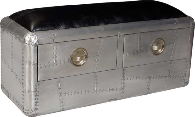 TRADEMARK LIVING Spitfire bænk med et råt maskulint look