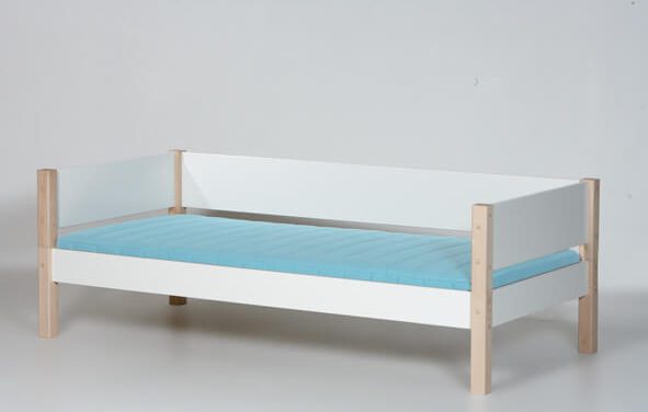 MANIS-H Tor børneseng – hvid/bøg (200×90)