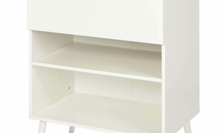 MANIS-H Puslekommode – hvid m. 1 skuffe