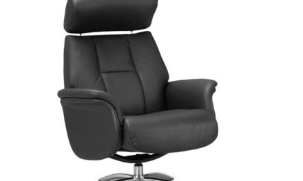 Firenze 1 lænestol – sort kunstlæder