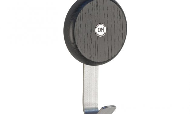 FURBO Ewo – krog i slebet stål og træ Sortbejdset eg