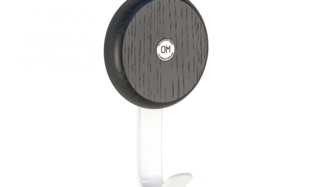 FURBO Ewo – krog i hvidt stål og træ Sortbejdset eg