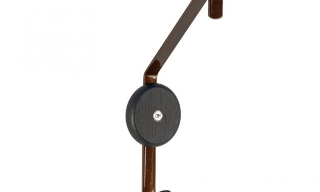 FURBO Ewo – dobbeltkrog i rustlook stål og træ Sortbejdset eg