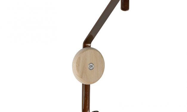 FURBO Ewo – dobbeltkrog i rustlook stål og træ Lakeret eg