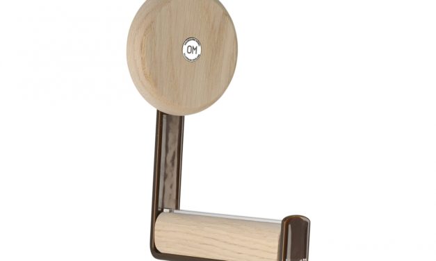 FURBO Ewo – knage i rustlook stål og træ hvid lak – hvidpigmenteret eg